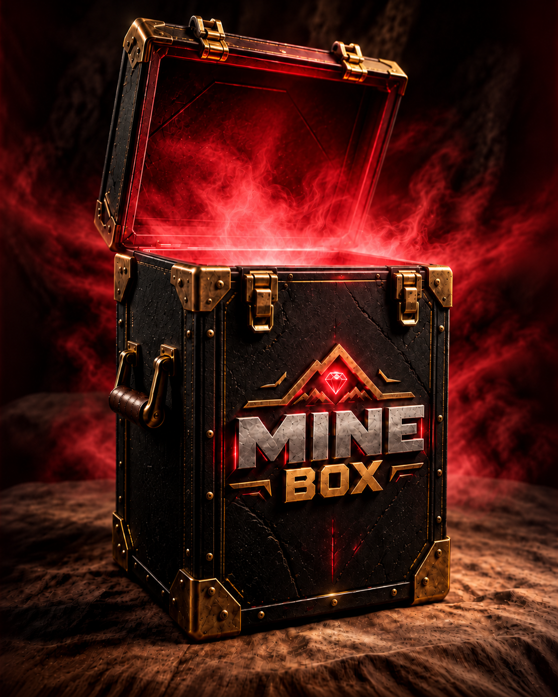 Mine Box Red